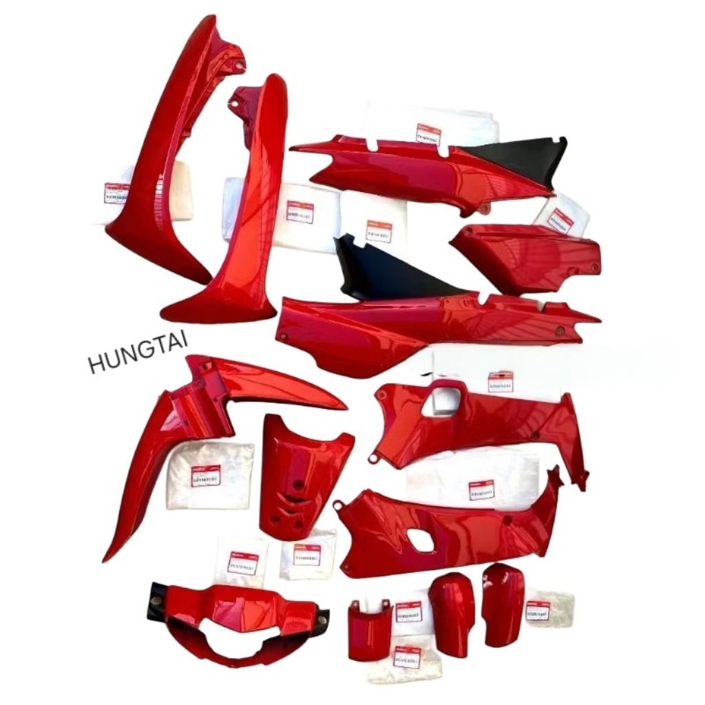 Bộ nhựa dàn áo, võ xe WAVE ZX Đỏ zin chính hãng Honda | Shopee