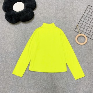Áo thun tay dài cổ cao bigsize nữ, áo giữ nhiệt đơn giản thanh lịch cho các nàng Chuppy A331