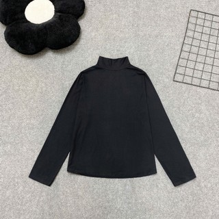 Áo thun tay dài cổ cao bigsize nữ, áo giữ nhiệt đơn giản thanh lịch cho các nàng Chuppy A331