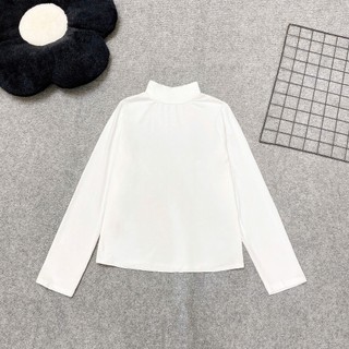 Áo thun tay dài cổ cao bigsize nữ, áo giữ nhiệt đơn giản thanh lịch cho các nàng Chuppy A331