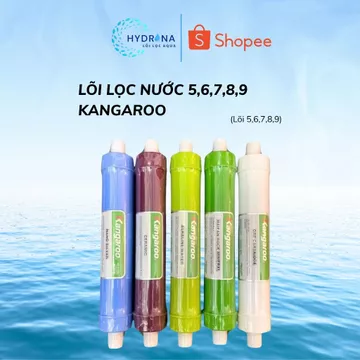 Bộ lõi lọc nước Kangaroo số 5–6–7–8–9, Khoáng đá – Nano Silver – ORP – Hydrogen – Far Infrared