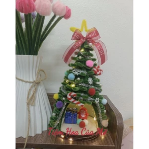 Ngôi Nhà Cây Thông Noel Kẽm Nhung