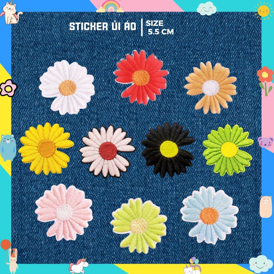 Sticker ủi quần áo - Iron Patch, Miếng Ủi Thêu Quần Áo, Sticker Vá Đồ ...