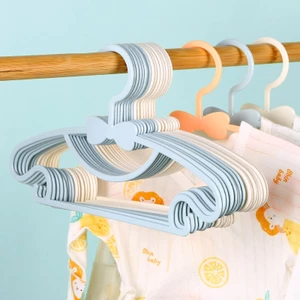 Combo móc nơ dễ thương cho bé, móc treo quần áo hình nơ nhựa an toàn phù hợp cho bé sơ sinh