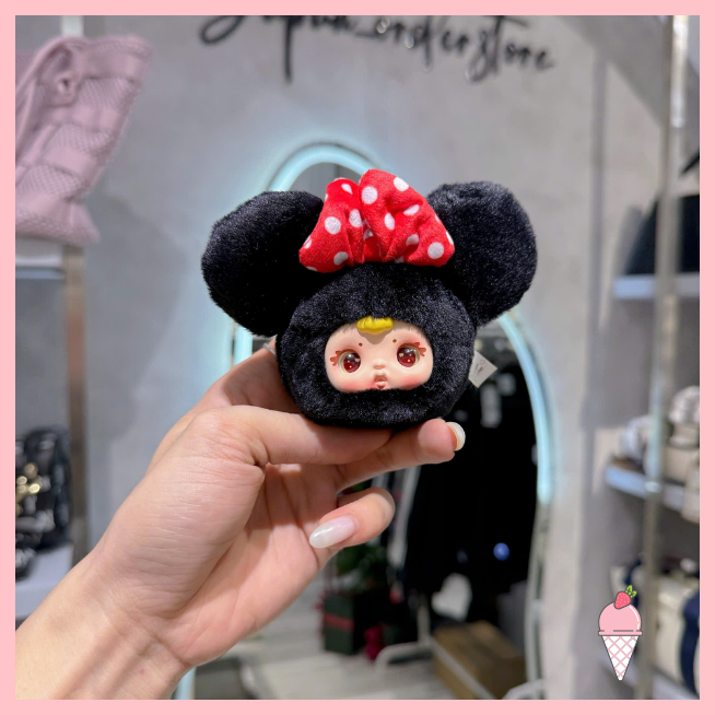 [Hỏa tốc HCM] Móc khóa gấu bông MM Milk Candy Head Limited Edition phiên bản đặc biệt chính hãng