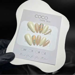 (Hỏa Tốc) Nail Box thiết kế G047 tone thạch nhũ đơn giản nhà Gemychip