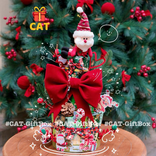 Tháp Bánh Kẹo Giáng Sinh Trang Trí Xinh – Quà Noel Cho Bé, Quà Tặng Cuối Năm, Tháp Kẹo Decor Noel, tháp bánh sinh nhật