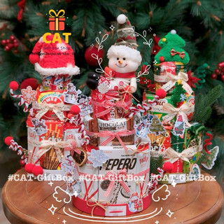 Tháp Bánh Kẹo Giáng Sinh Trang Trí Xinh – Quà Noel Cho Bé, Quà Tặng Cuối Năm, Tháp Kẹo Decor Noel, tháp bánh sinh nhật
