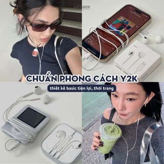 Tai Nghe Có Dây Classic Y2K kèm mic - Chất lượng âm thanh nâng cao, kết nối nhanh, bền bỉ & tiện lợi by MèoBer