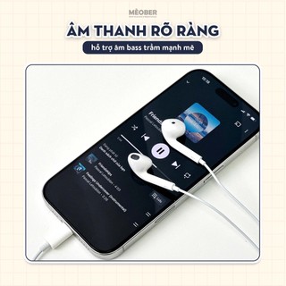 Tai Nghe Có Dây Classic Y2K kèm mic - Chất lượng âm thanh nâng cao, kết nối nhanh, bền bỉ & tiện lợi by MèoBer