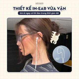 Tai Nghe Có Dây Classic Y2K kèm mic - Chất lượng âm thanh nâng cao, kết nối nhanh, bền bỉ & tiện lợi by MèoBer