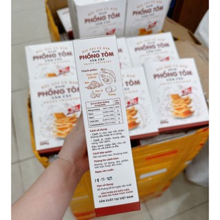 BÁNH PHỒNG TÔM CÀ MAU LOẠI ĐẶC BIỆT – 38% THỊT TÔM – BỊCH 500G – PHỒNG TO, GIÒN RỤM.