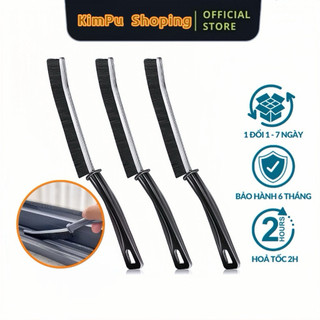 COMBO 3 Cây Bàn Chải Vệ Sinh Khe Rảnh Bằng Kim Loại, vệ sinh nhà tắm, góc tường, khe hẹp, nhà bếp, dụng cục gia dụng