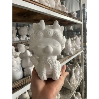 [ Tặng dây 6 màu khi mua 2 tượng] TƯỢNG THẠCH CAO TÔ MÀU nhiều mẫu cho các bé thỏa sức sáng tạo
