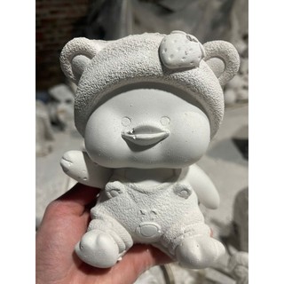 [ Tặng dây 6 màu khi mua 2 tượng] TƯỢNG THẠCH CAO TÔ MÀU nhiều mẫu cho các bé thỏa sức sáng tạo