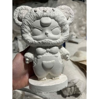 [ Tặng dây 6 màu khi mua 2 tượng] TƯỢNG THẠCH CAO TÔ MÀU nhiều mẫu cho các bé thỏa sức sáng tạo