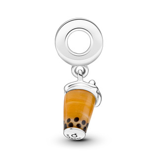 Charm Bạc Pandora Moments Trà Sữa Trân Châu Đen