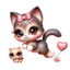 Hình ủi nhiệt quần áo mẫu MÈO CUTE nhiều mẫu,nhiều size, ủi tại nhà bằng bàn ủi-THEO YÊU CẦU INBOX SHOP