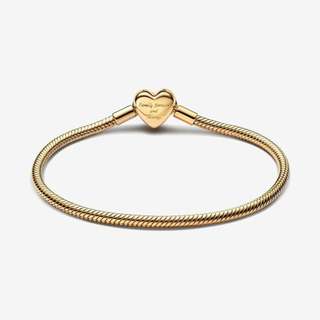 Vòng Tay Mạ Vàng 14K Khóa Trái Tim Vô Cực Đính Đá
