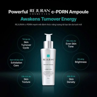 Tinh chất 0.5% PDRN tái tạo tế bào sinh học da sáng khoẻ Rejuran Turnover Ampoule
