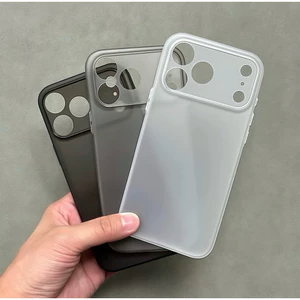 Ốp lưng TPU nhám mềm mỏng chống bám vân tay cho iPhone 17 16 15 14 13 12 pro/promax/plus/air-N1