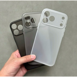 Ốp lưng TPU nhám mềm mỏng chống bám vân tay cho iPhone 17 16 15 14 13 12 pro/promax/plus/air-N1