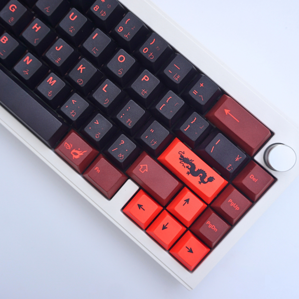 Keycap Linh Lửa Rồng Red Dragon, 134 Nút, Nhựa PBT Dày 1,7mm, Cherry Profile, In Dye-Sub 5 Mặt | BigBuy360 - bigbuy360.vn