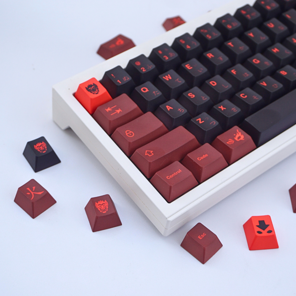 Keycap Linh Lửa Rồng Red Dragon, 134 Nút, Nhựa PBT Dày 1,7mm, Cherry Profile, In Dye-Sub 5 Mặt | BigBuy360 - bigbuy360.vn