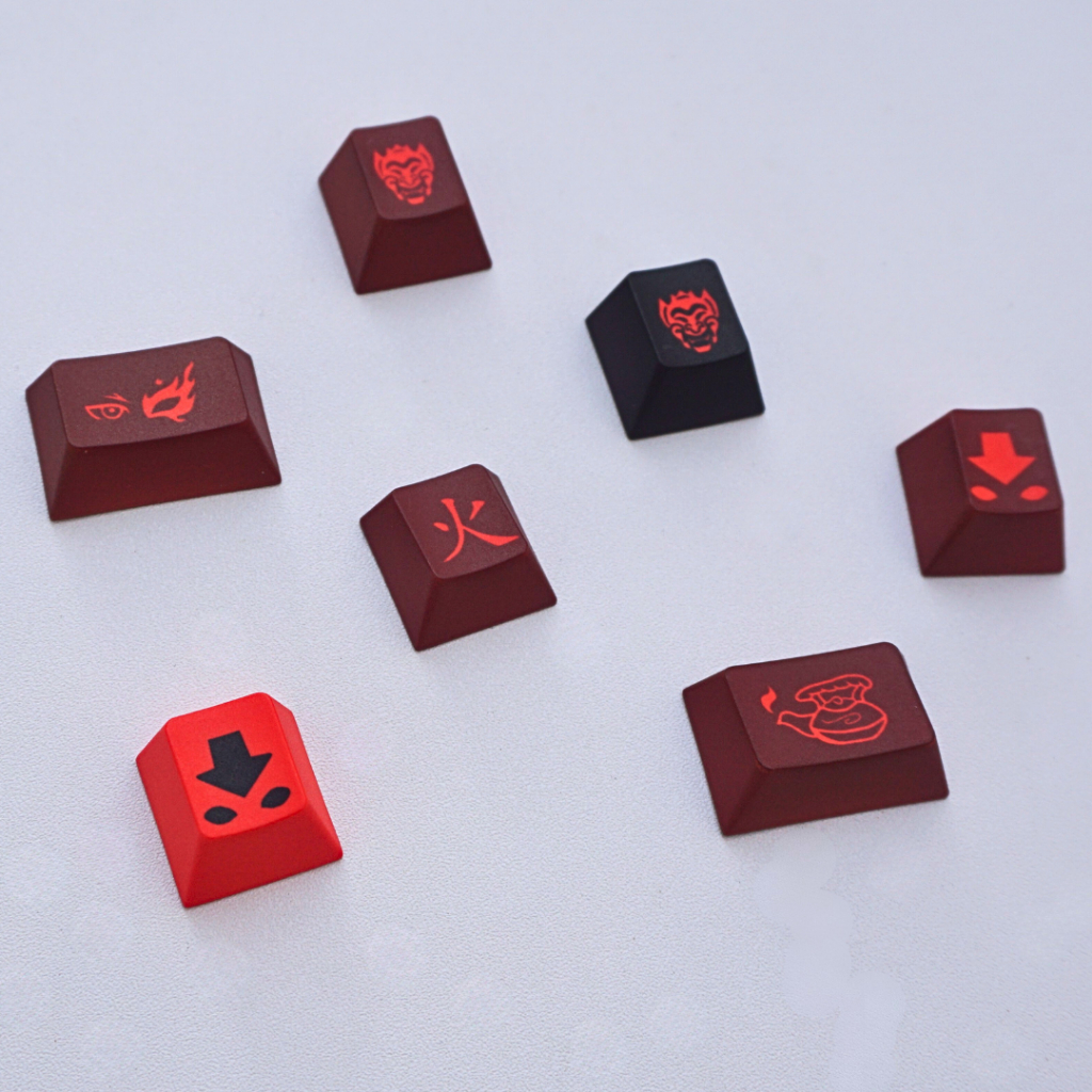 Keycap Linh Lửa Rồng Red Dragon, 134 Nút, Nhựa PBT Dày 1,7mm, Cherry Profile, In Dye-Sub 5 Mặt | BigBuy360 - bigbuy360.vn