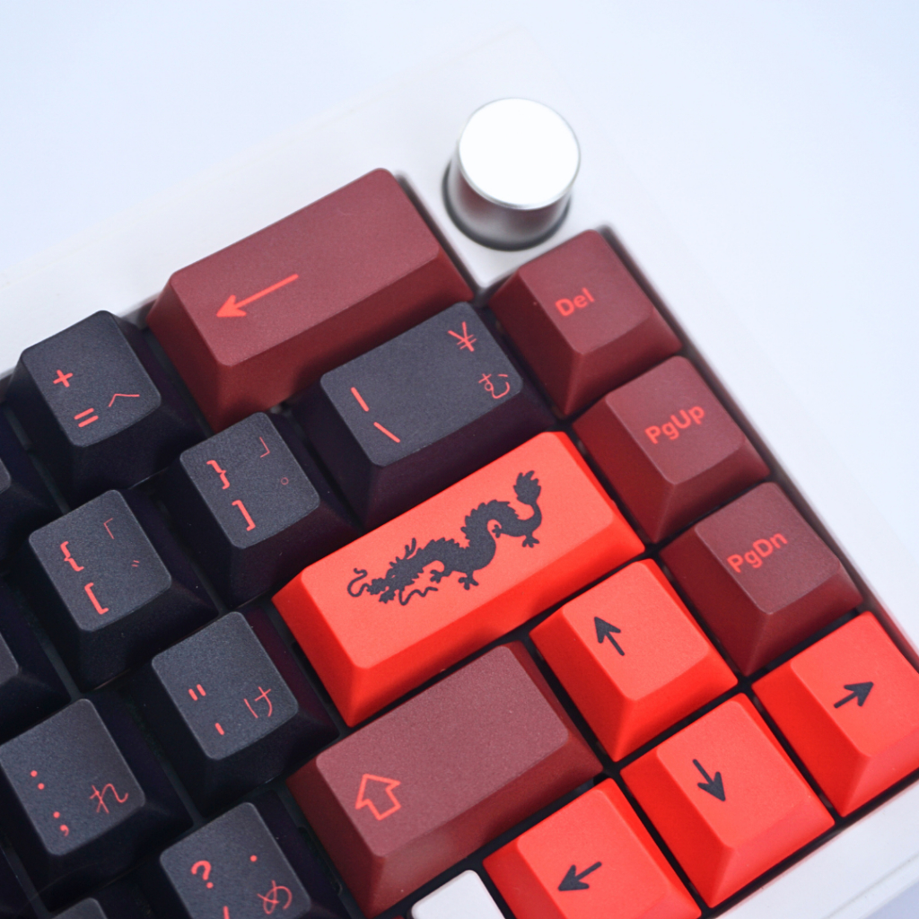 Keycap Linh Lửa Rồng Red Dragon, 134 Nút, Nhựa PBT Dày 1,7mm, Cherry Profile, In Dye-Sub 5 Mặt | BigBuy360 - bigbuy360.vn