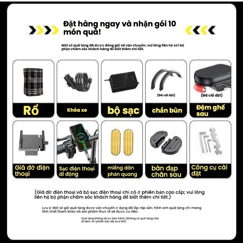 C14 gấp gọn bỏ cốp tiện lợi. Xe điện pin Lithium động cơ 400w. BH 1 nămXe đạp điện trợ lực