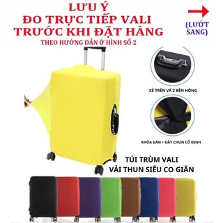 Áo Bọc Vali, Túi Trùm Vali Thun In 3D Co Giãn 4 Chiều Chống xước vali Mẫu SUMMER