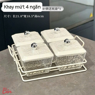 Khay đựng mứt tết cao cấp sang trọng và tinh tế siêu đẹp