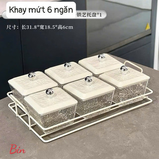 Khay đựng mứt tết cao cấp sang trọng và tinh tế siêu đẹp