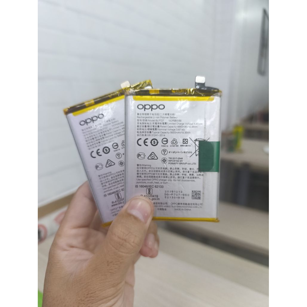 BATTERIA PILA ORIGINALE OPPO per A5 2020 BLP727 5000MaH CPH1931 CPH1933 PCHT3 eB