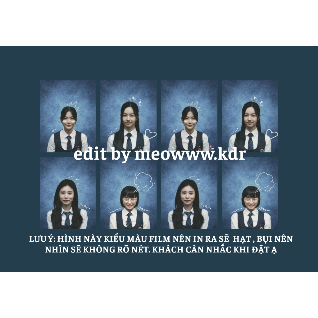 set ảnh thẻ id phim hàn quốc Bạn Bạn Bè Bè/Friendly Rivalry/Cạnh Tranh Thân Thiện