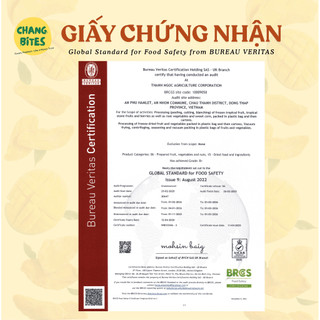 Xoài Sấy Dẻo Ít Đường Chang Bites Ăn Vặt Healthy Giàu Vitamin C, Chuẩn Xuất Khẩu Có Giấy Tờ Công Bố Đầy Đủ