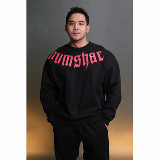 Áo Sweater Thể Thao Nam Oversize 410gsm In Chữ Form Rộng Local Brand 2025