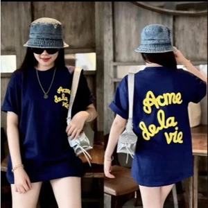 Áo thun tay lỡ nam nữ from fresize cotton mềm mịn DELA VIE cá tính dễ thương