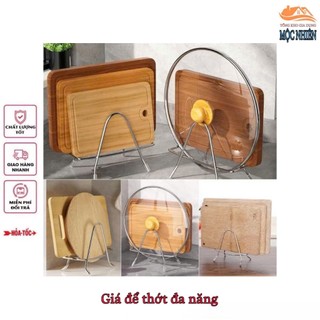 Giá để thớt đa năng, chất liệu inox siêu bền, tiện dụng