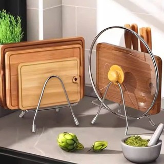 Giá để thớt đa năng, chất liệu inox siêu bền, tiện dụng