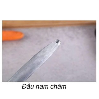 Cây liếc dao, cây mài dao có tay cầm, chất liệu thép carbon siêu bền - tiện dụng, hiệu quả
