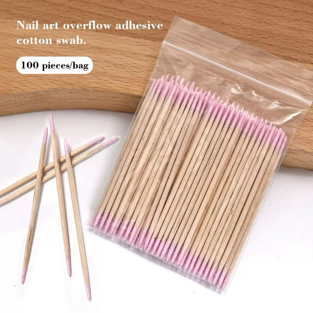 Combo 3  bịch bông tăm vệ sinh gel tràn 1  bịch 100 cái Linh Bùi