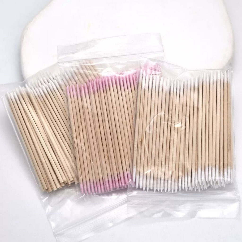 Combo 3  bịch bông tăm vệ sinh gel tràn 1  bịch 100 cái Linh Bùi
