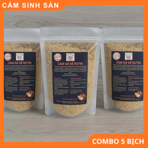 COMBO 5 Bịch Cám Gà Rutin Sinh Sản – Giúp Tăng Trứng, Ổn Định Thể Trạng – Bịch 500g x 5 Bịch