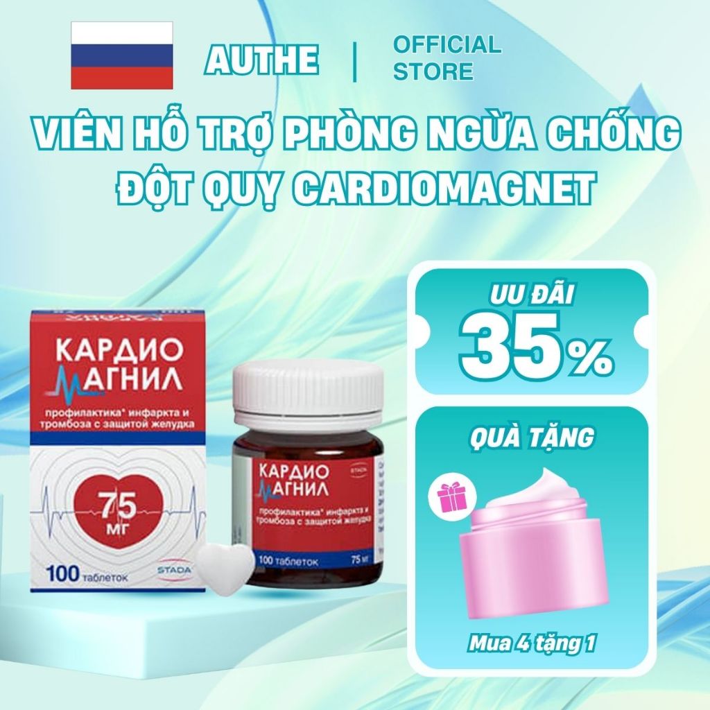 Viên uống hỗ trợ sức khỏe chống đột quỵ ngừa tai biến nội địa Nga chính hãng