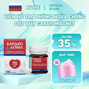 Viên uống hỗ trợ sức khỏe chống đột quỵ ngừa tai biến nội địa Nga chính hãng