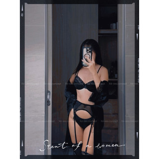 DREAMSCAPE SET- Set đồ nội y kèm áo choàng và garter
