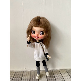 Set áo thun quần leging size blythe,ob24
