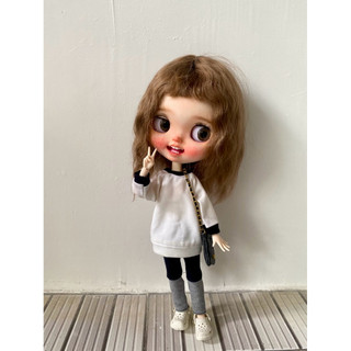 Set áo thun quần leging size blythe,ob24